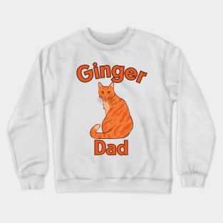 Ginger Cat Dad Crewneck Sweatshirt